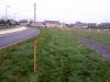 Implantation d'un futur poteau ERDF